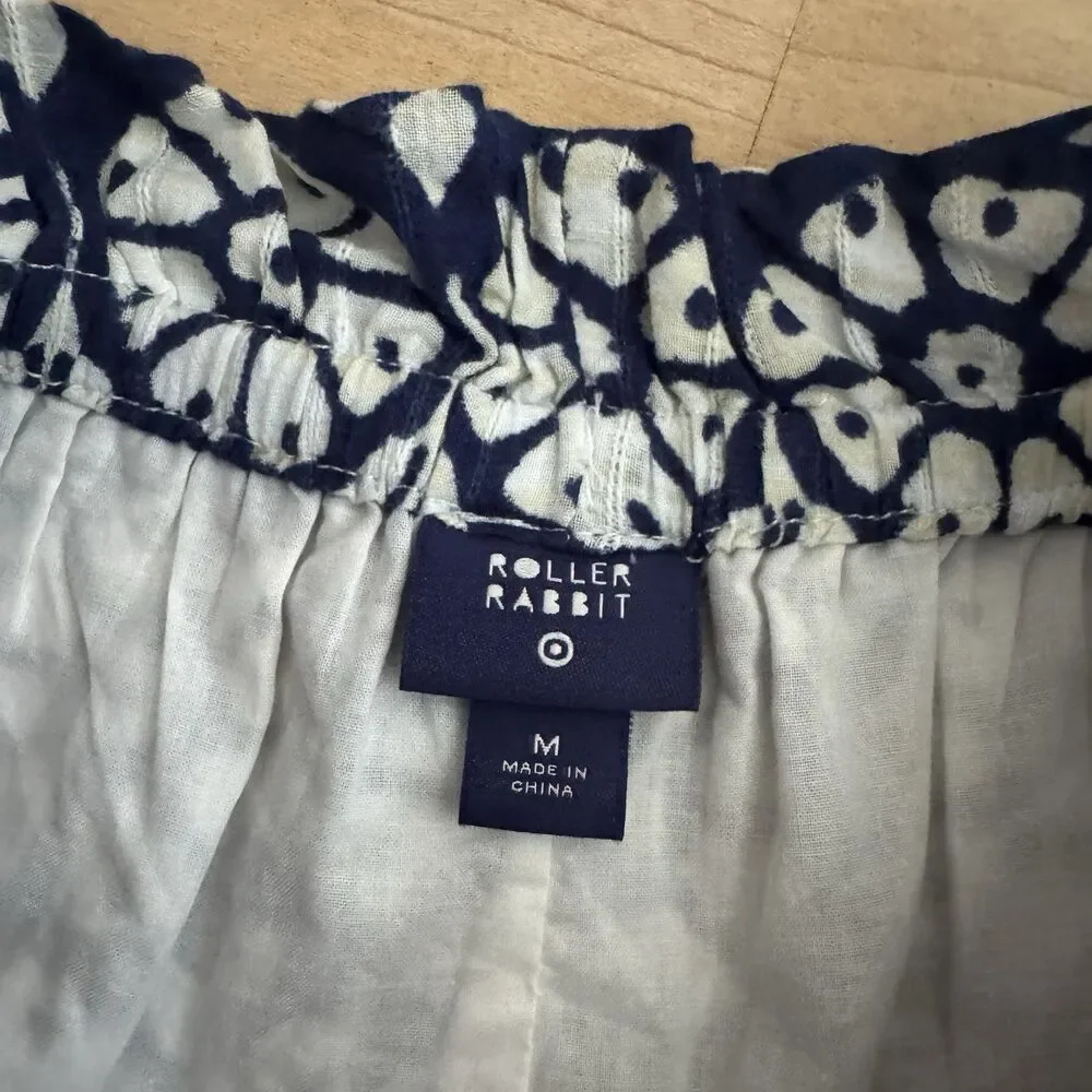 Roller Rabbit x Target Daisy Floral Side-Tie Beach Shorts Size Medium